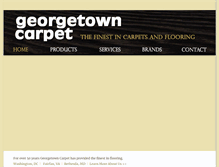 Tablet Screenshot of georgetowncarpet.com
